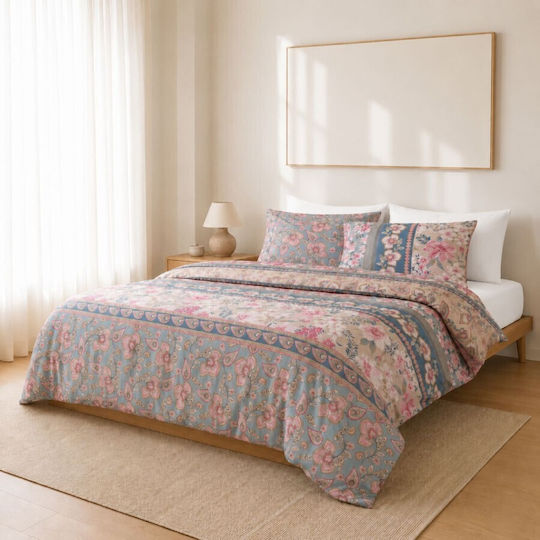 Majoli Bahar Set Huse Pentru Pilote Dublu 200x220cm Maro