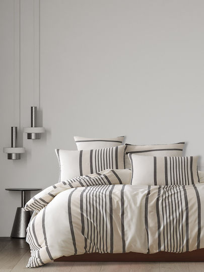 Enlora Home Σετ Μονή 150x220cm Γκρι