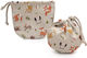Beauty Home Fabric Gift Pouch 13x14cm