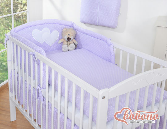 Bobono Σετ Κούνιας Purple 3τμχ