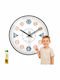 Kids Wall Clock Plastic 25cm