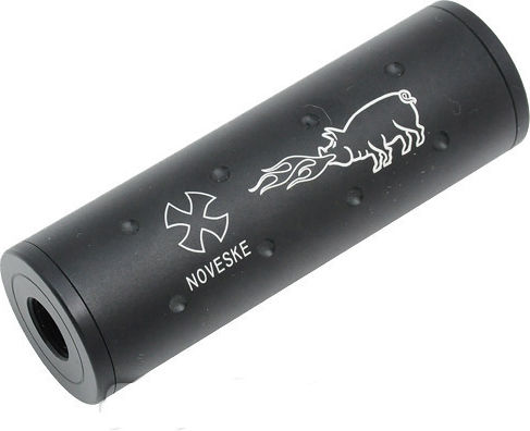 Barrel Extension 107mm Silencer 14mm Cw Ccw Fma Black