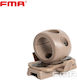 Δαχτυλίδι Βάση Φακού Κράνος Single-clamp Rail Adapter Fma Dark Earth