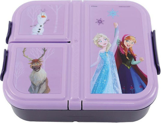 Gim Plastic Kids Food Container Frozen 0.8lt