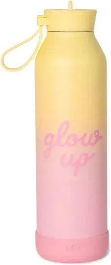 Citron Kids Water Bottle Thermos Stainless Steel with Straw Non Spill Glow Up 750ml