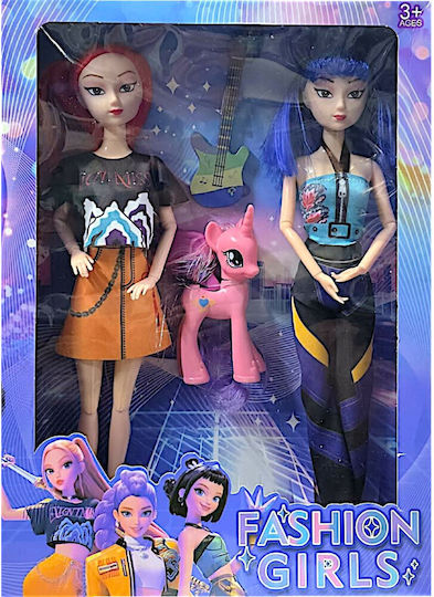 Mohicans Black Line K-Pop Demon Hunters Doll Set