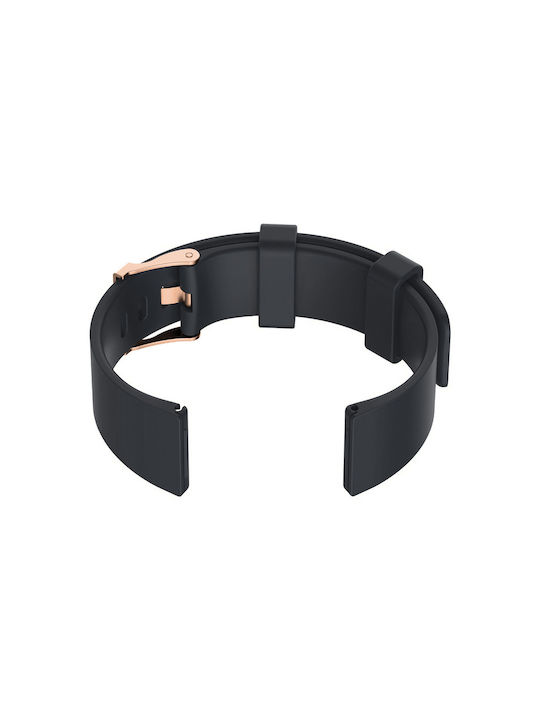 Gummi Tragbare Bänder U15 Uhr Dunkelgraue Roségold 22mm