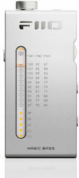 Fiio RR11 Ραδιοφωνάκι Επαναφορτιζόμενο Ασημί