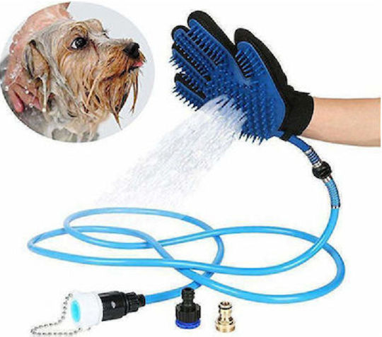 Pet Massage Glove for Long-Haired Dogs for Coat Cleaning