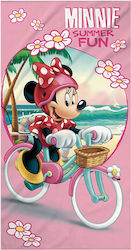 Mikrofaser Kinder-Strandtuch Minnie 140x70cm Di...