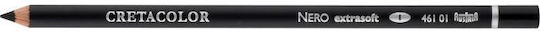 Pencils Nero Oil Base Coal And Ash 1 Extrasoft 174mm Lead 3.8mm Box 3 Pieces Cretacolor
