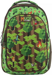 Must Team Minecraft Ghiozdan De Spate Multicolor
