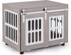 Costway Hundehütte Metallisch Grau 62.5x56x80cm Costway Hundehütte Metallisch Grau 62.5x56x80cm