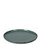 Zaros Shallow Porcelain Blue Plate Diameter 27cm 6 Pieces