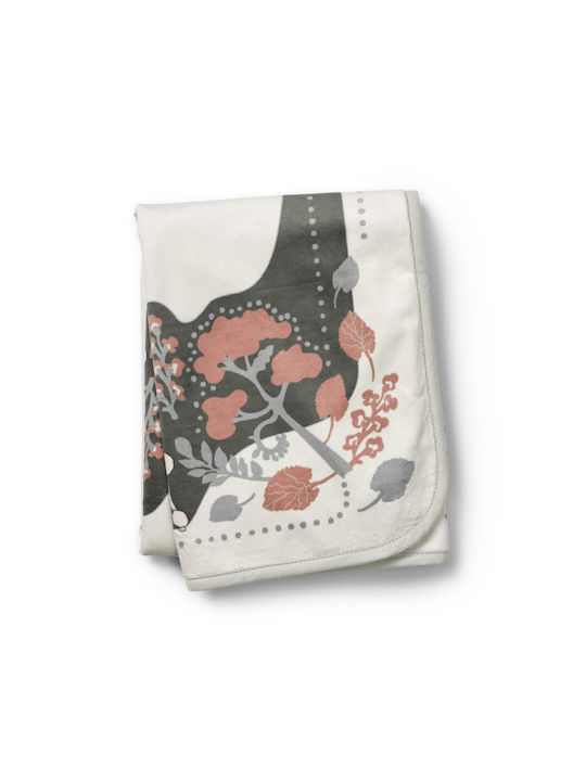 Elodie Details Nursery Swaddling Blanket Pearl Velvet White 75x100cm