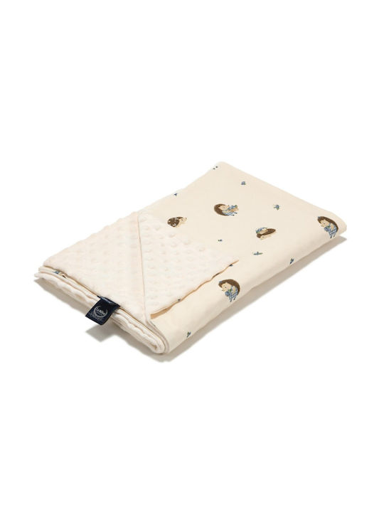 La Millou Κουβέρτα Berry Henry Βαμβακερή Μωβ με Ζωάκι 110x140εκ.