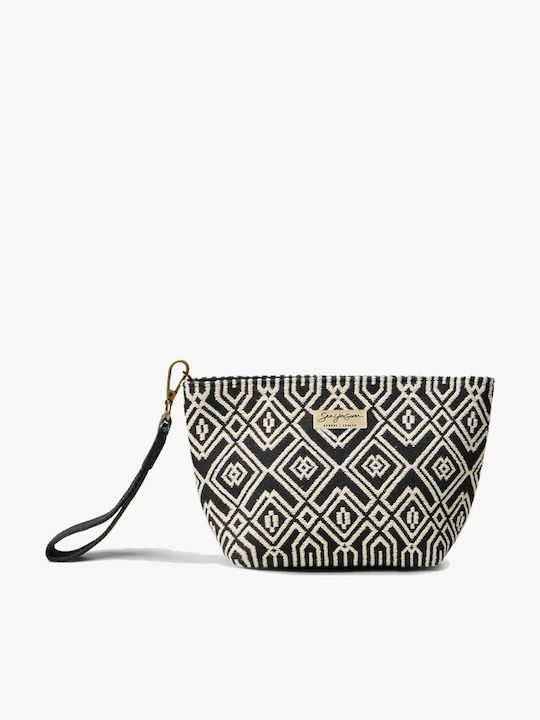 Fabric Women's Handbag Black