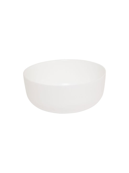 Mathilde Servierschale Rund Glas Weiße mit Durchmesser 10cm