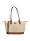 Women's Shopper Shoulder Bag Beige