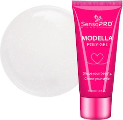 Polygel Modella Sensopro Milano Silver Pearl 30ml