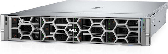 Dell PowerEdge R570 (Xeon 6517P/32GB DDR4/960GB SSD + 960GB SSD/2x1100W H965i/Без операционна система)