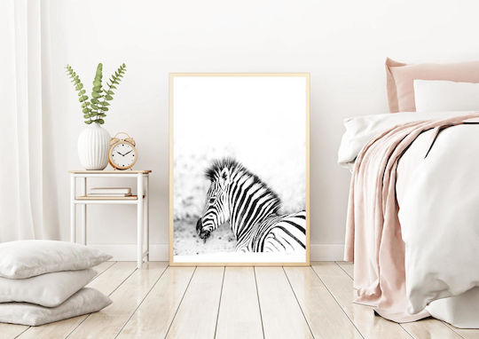 Panou Black White Zebra Zebre Alb-Negru 70x100
