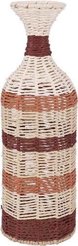 Woven Multicolour Vase 14x14x43 819-01789 Woven Multicolour Vase 14x14x43 819-01789