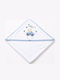 Zipir Baby Hooded Bath Towel Bathrobe Light Blue 80x85cm