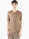 T-shirt Καφέ
