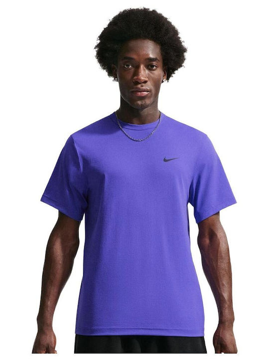 Nike Dri-fit Dri-Fit Αθλητικό T-shirt Μωβ