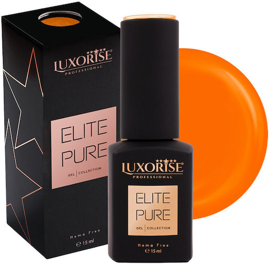 Hema Free Semi-permanent Nail Polish Luxorise Elite Pure Citrus Burst 15ml