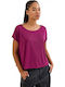 Women's Short Sleeve Blouse Anemone