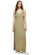 Лятна Maxi Рокля Taupe