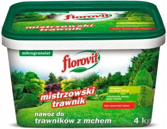 Florovit Lawn Fertilizer Moss Microgranules 4kg
