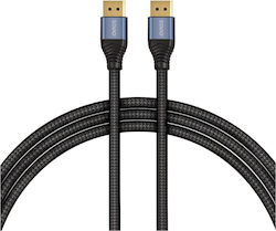 Savio DisplayPort-Kabel Männlich - DisplayPort-Männlich 3m Schwarz