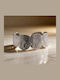 Silver Textured Wave Cuff