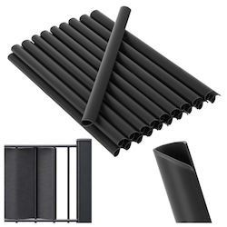 Set 20 Clips Zaunstreifen Zola Universell UV-beständiges PVC 19 x 1,25 cm Anthrazitgrau Set 20 Clips Zaunstreifen Zola Universell UV-beständiges PVC 19 x 1,25 cm Anthrazitgrau