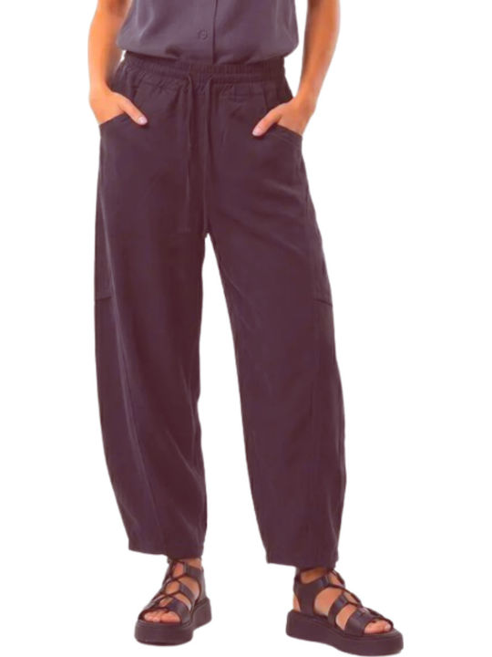 Γυναικείο Υφασμάτινο Παντελόνι Dark Blue