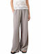 Women's Fabric Trousers Gray