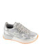 Damentaschen Sneakers Silber