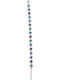 Bag to Bag Women's Bracelet Made of Steel YC-B248-Silver/L.Blue