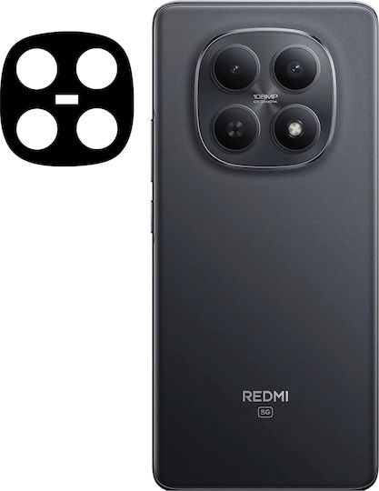 Set 2 Protectoare din Sticlă Temperată pentru Lentila Camerei Bizon Compatibil Xiaomi Redmi Note 15 5G Negru