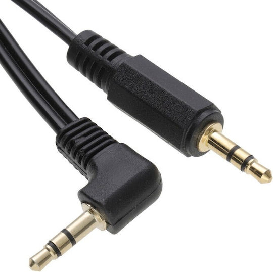 Microconnect 3,5mm Klinkenkabel 3,5mm Stecker - 3,5mm Stecker Schwarz 1m AUDLL1A