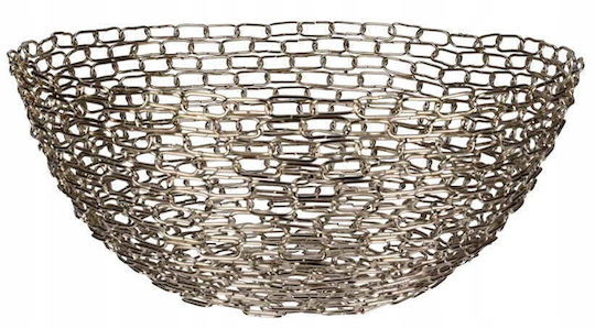 Koopman Bol Decorativ Metalic Auriu 13x30cm