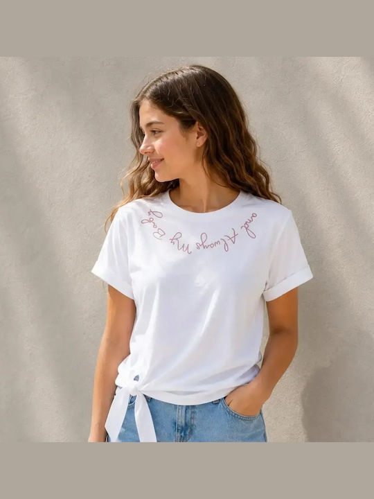Miss Ferixa T-Shirt Weiß Miss Ferixa T-Shirt Weiß