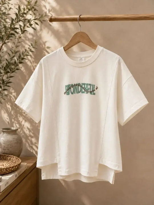 Miss Ferixa T-Shirt Weiß Miss Ferixa T-Shirt Weiß