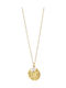 Loisir Necklace from Gold Plated Steel with Pearls