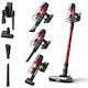 Samus Hurricane 2 Επαναφορτιζόμενη Σκούπα 2 σε 1 Stick & Χειρός 28.8V Κόκκινη