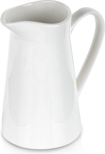 Vilde Milchkännchen Servierset aus weißem Porzellan