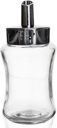 Orion Glass Transparent Serving Sugar Bowl
